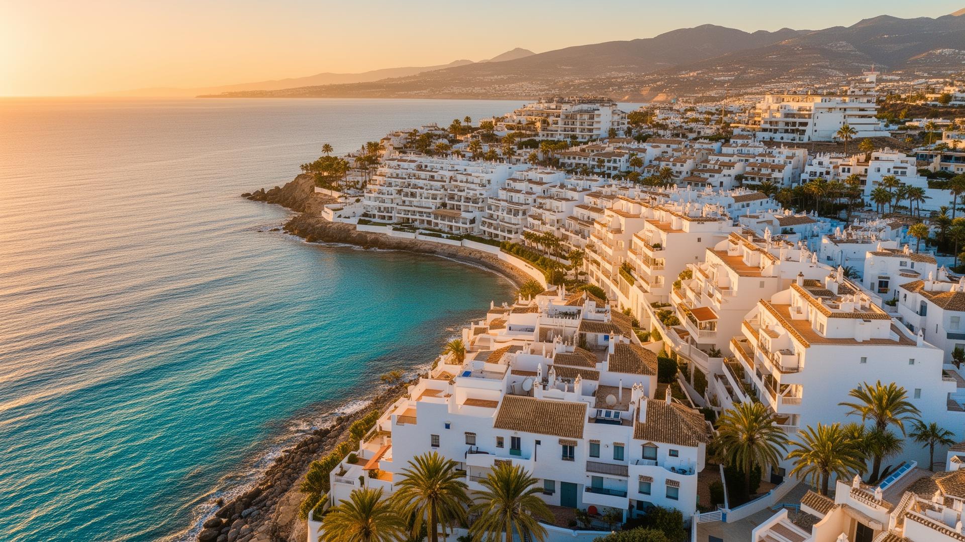 Holiday apartments on the Costa del Sol coastline